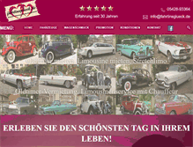 Tablet Screenshot of fahrtinsglueck.de
